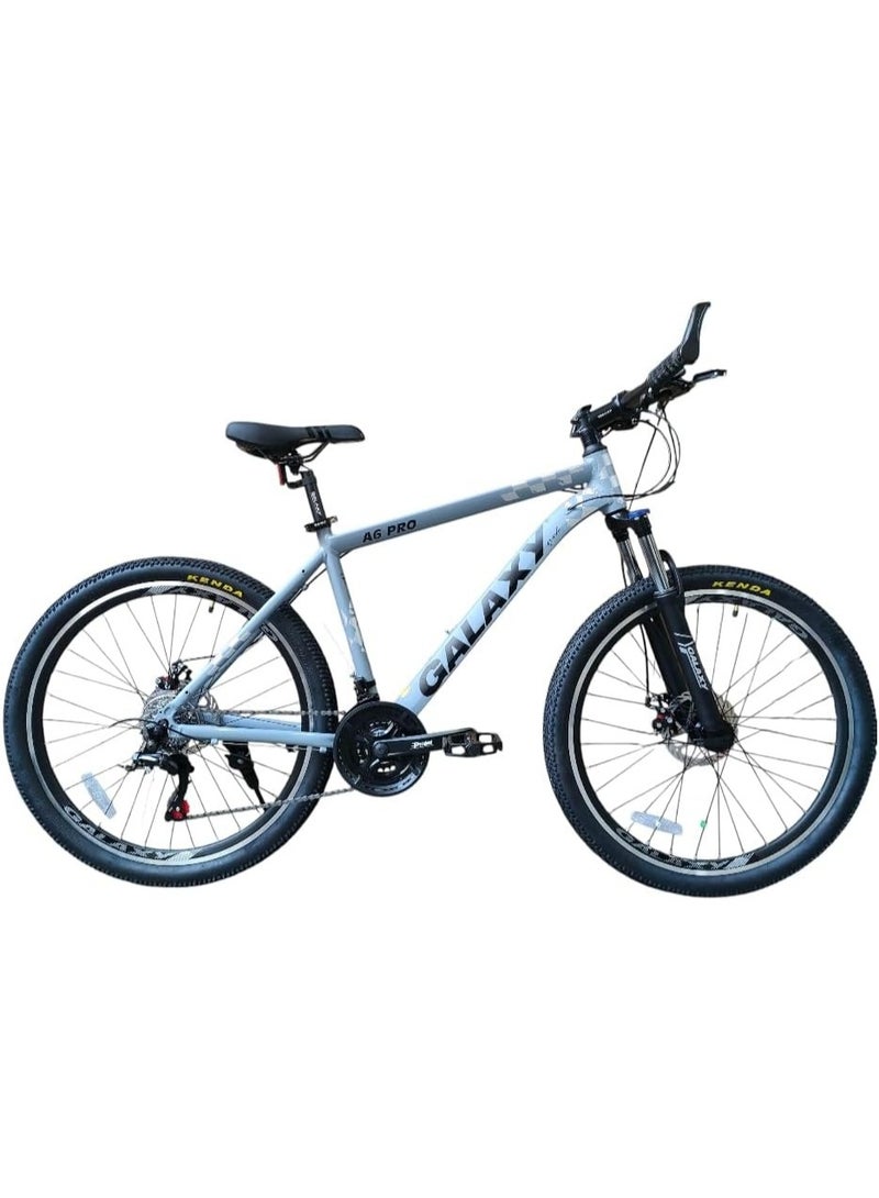 Galaxy A6 Pro 26-inch - Mountain Bike, Aluminum Alloy Frame, 21-Speed, Aluminum Crankset, Mechanical Disc Brakes, Suspension Fork with Lockout,With 1-Year Warranty By ABO ELGOUKH AND MAXLERZ - Image 1